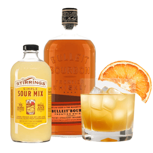 Bulleit Whiskey Sour Gift Basket