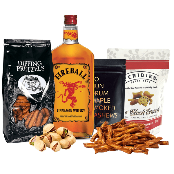 Fireball Gift Basket, Fireball Whiskey Gift Set - www.GiveThemBeer.com