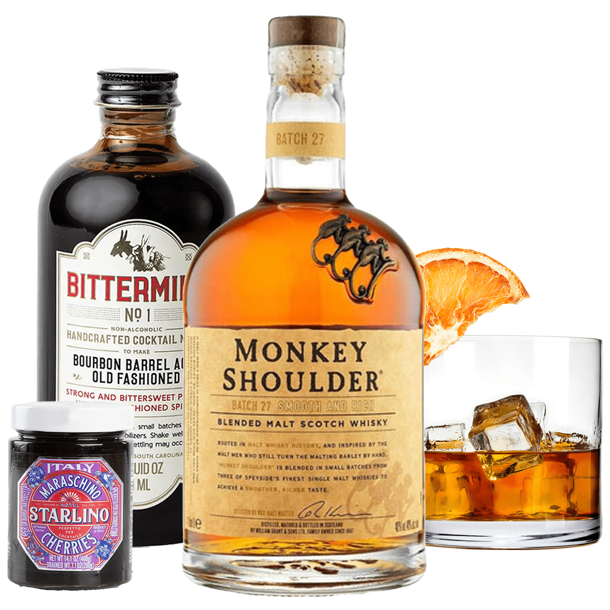 Monkey Shoulder Old Fashion Scotch Gift Set