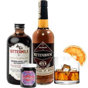 Rittenhouse Rye Old Fashion Whiskey Gift Basket