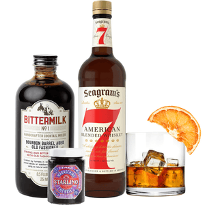 Seagrams 7 Old Fashioned Gift Set