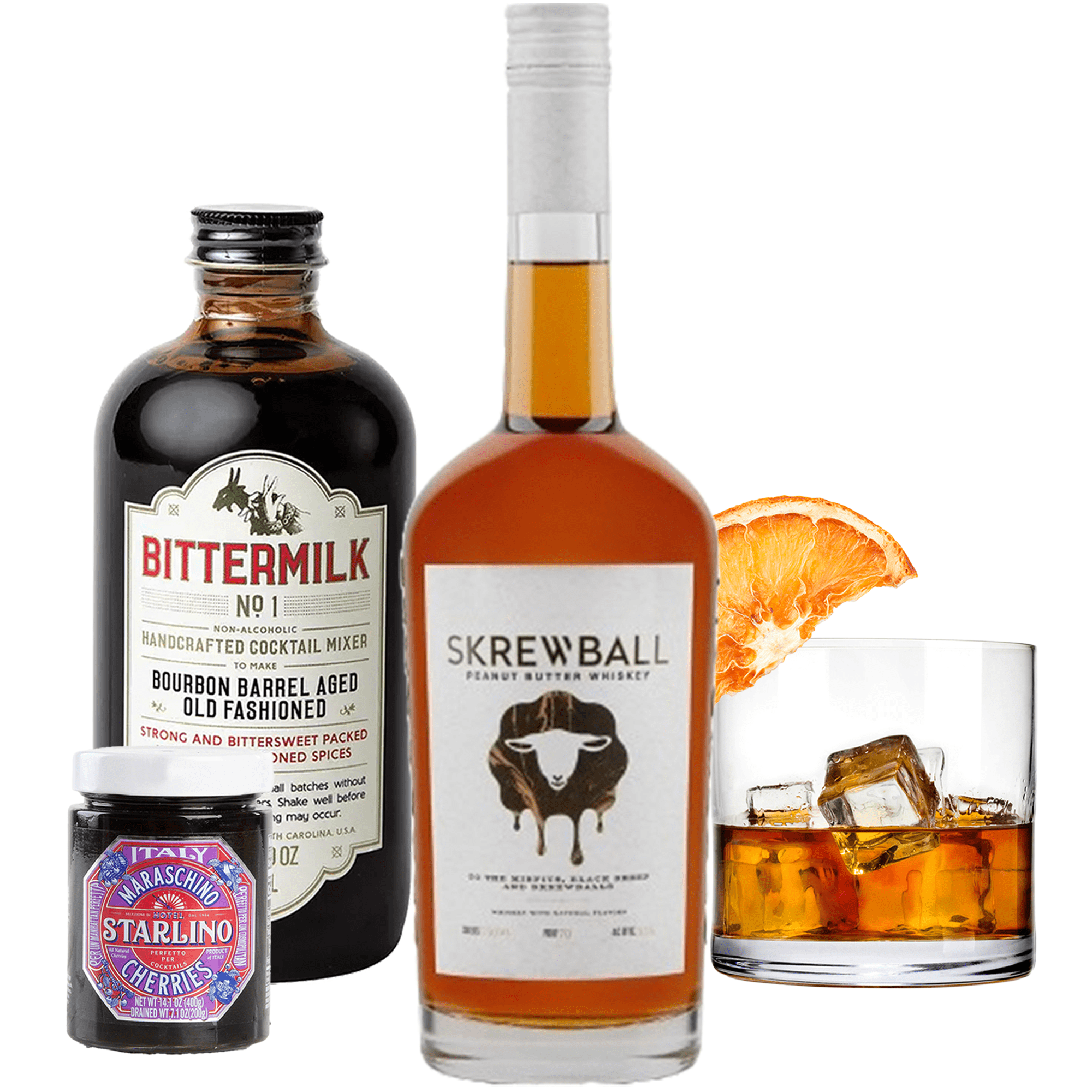 Skrewball Old Fashioned Whiskey Gift Set