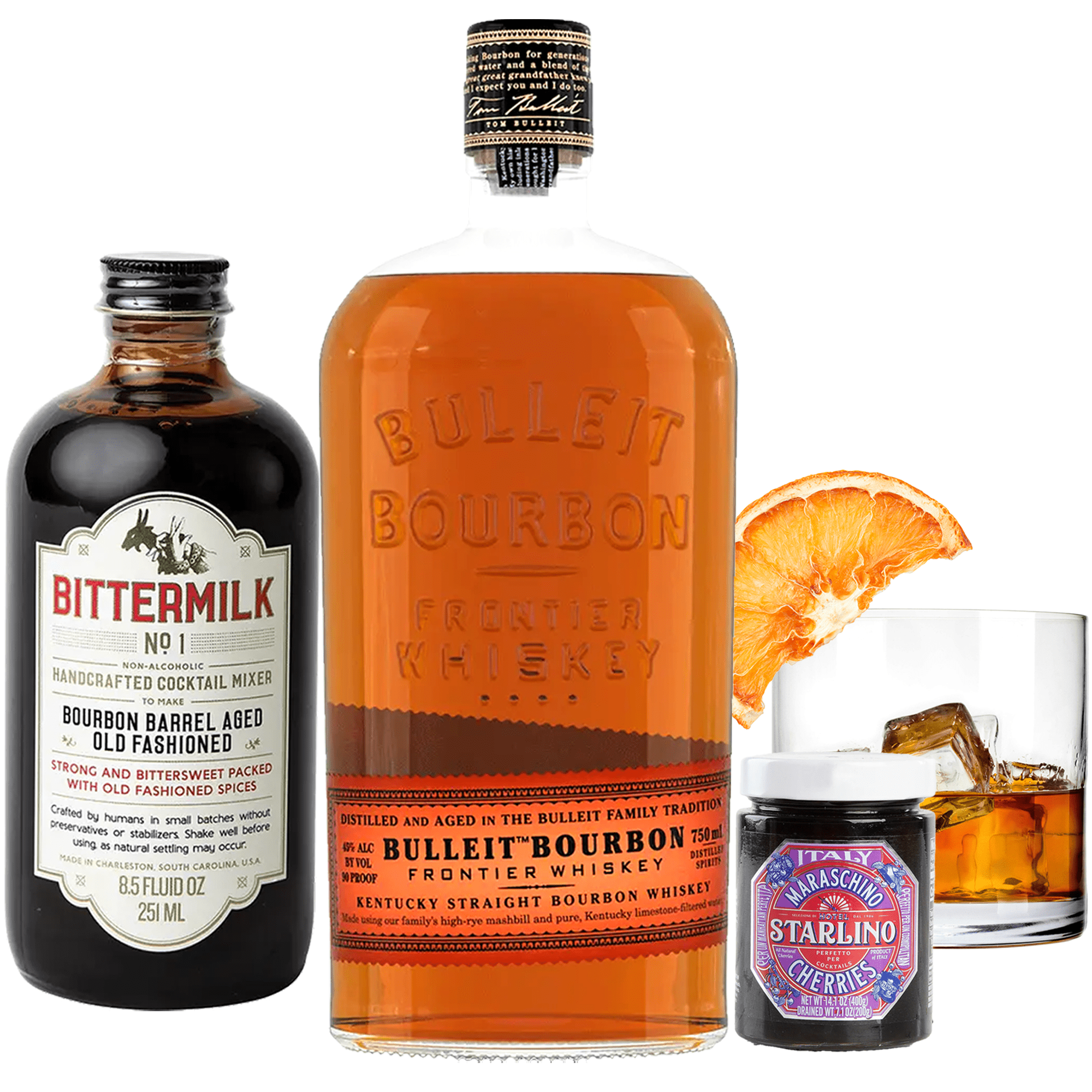 Bulleit Old Fashioned Gift Basket