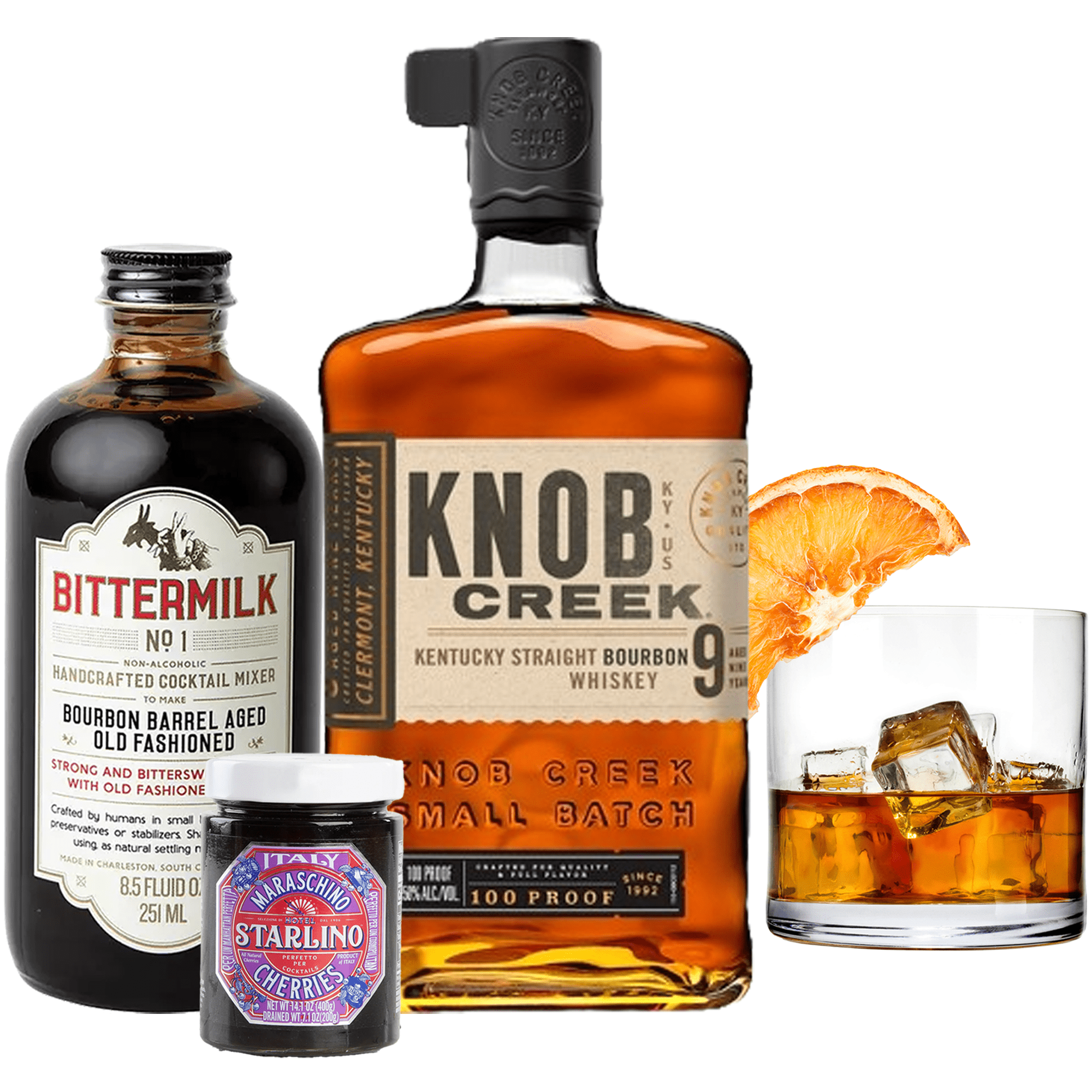 Knob Creek Old Fashioned Whiskey Gift Set