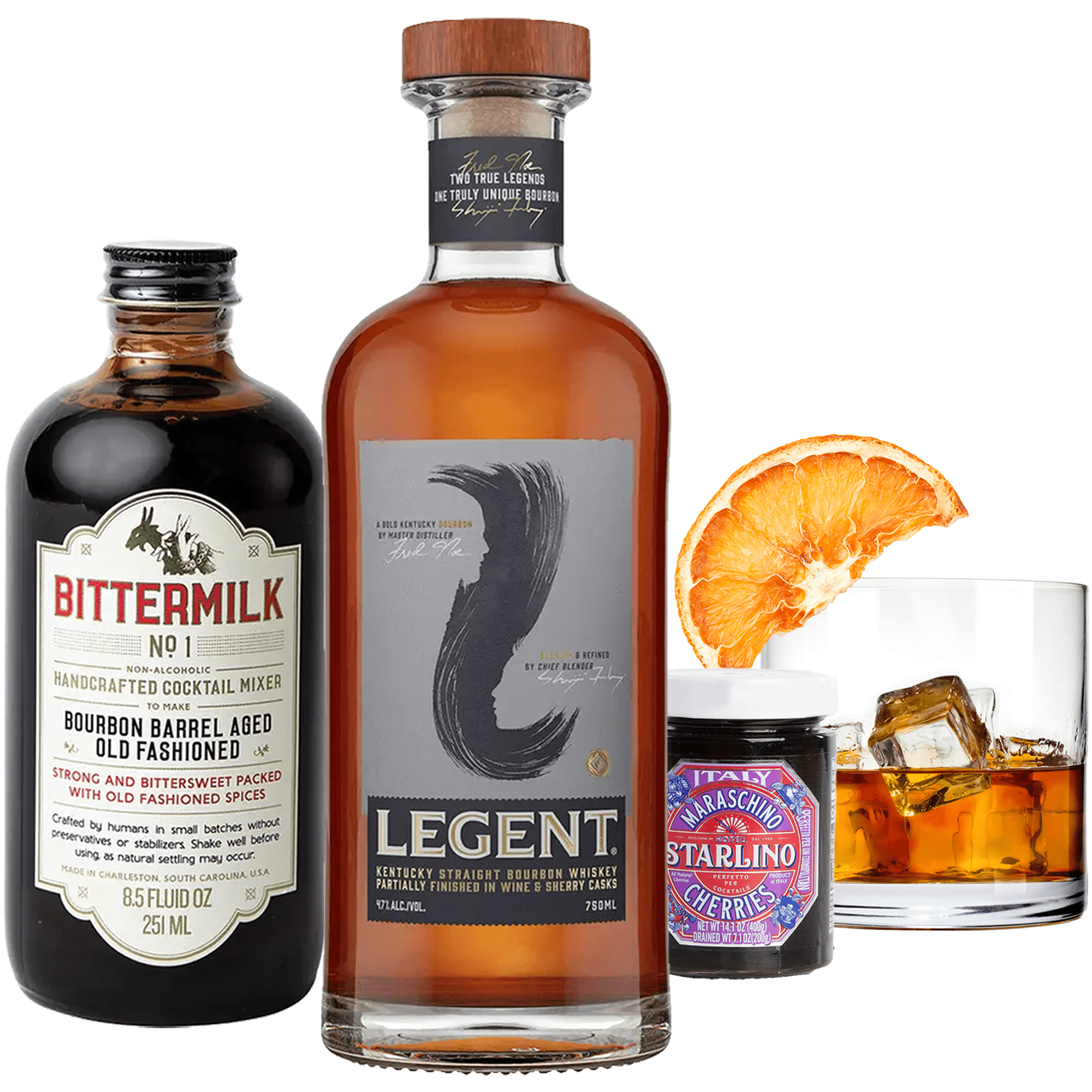 Legent Bourbon Old Fashioned Gift Basket