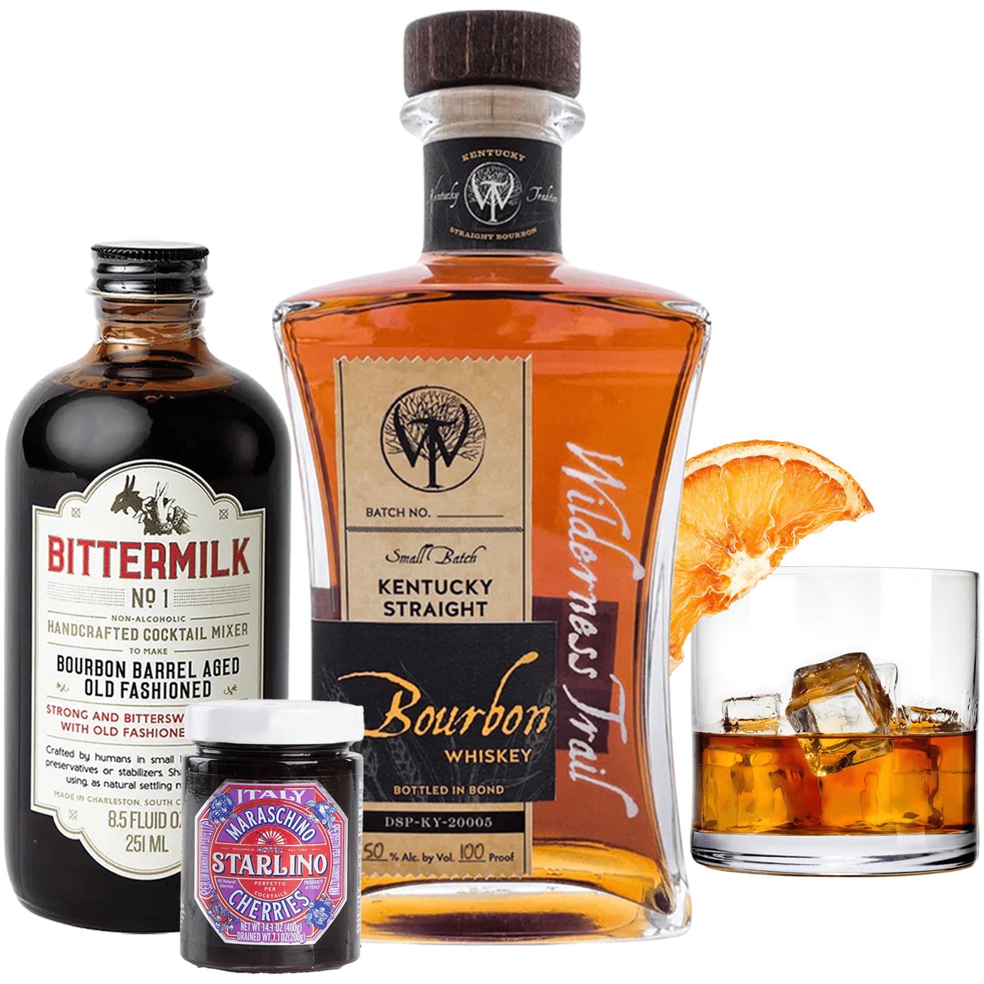 Wilderness Trail Bourbon Old Fashioned Gift Basket