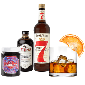 Seagrams 7 Old Fashioned Gift Set