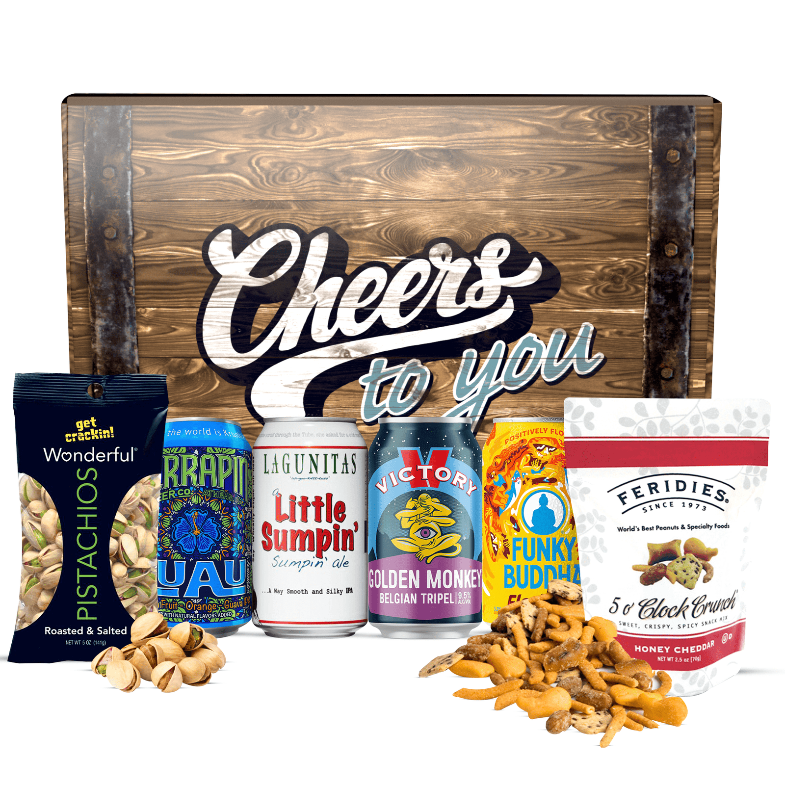 Beer & Snacks Gift Basket - Send Beer Gift Delivery Online