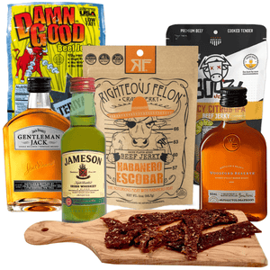 Whiskey and Jerky Sampler