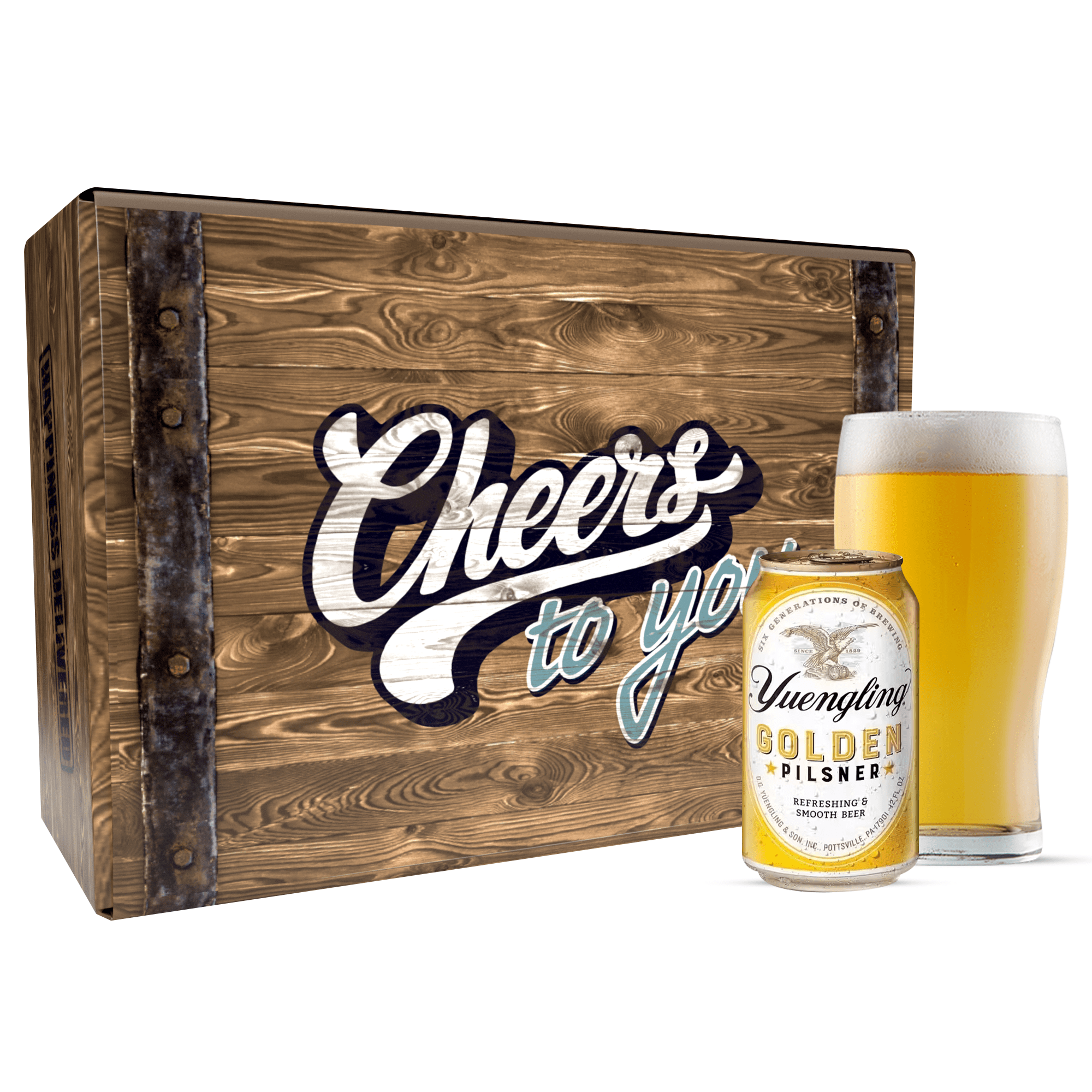 Golden Pilsner 16oz Glass - Yuengling