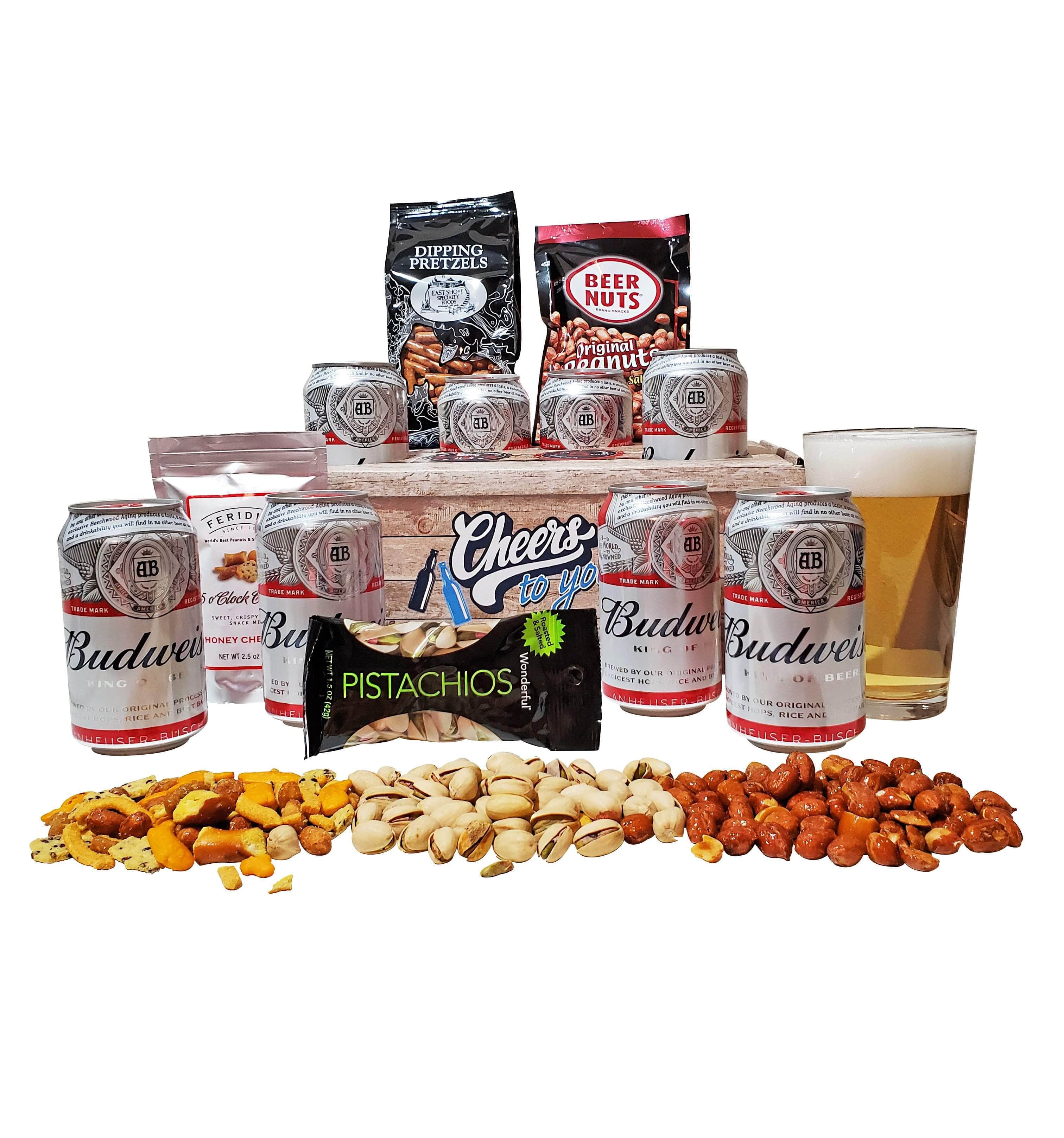 Craft Beer Gift Set Hamper for Men from The Bundle Hut: Pub in a Box  Includes 4 Craft Beer Cans, Snacks and a Pub Quiz Game - Birthday Gift for  Him, Beer